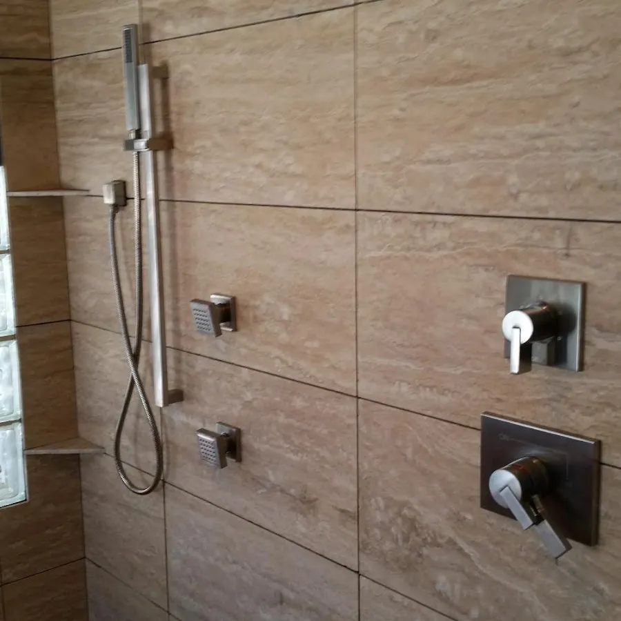Shower fixture installation for Gas Line Repair in Leland